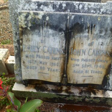 CAIRNS John -1940 &amp; Emily -1960 