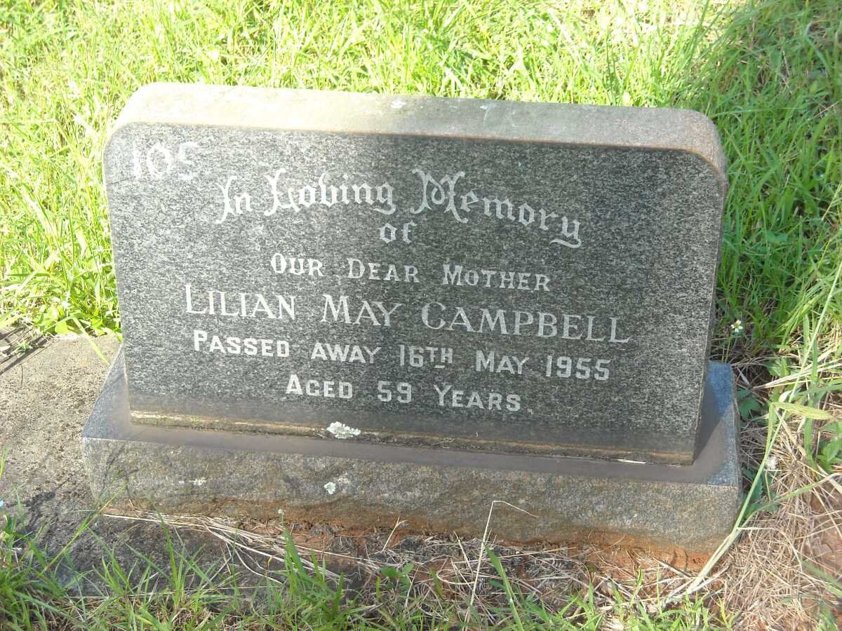 CAMPBELL Lilian May -1955
