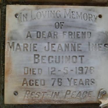 BEGUINOT Marie Jeanne Ines -1978