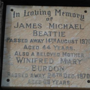 BEATTIE James Michael -1970 :: BURDON Winifred Mary -1970