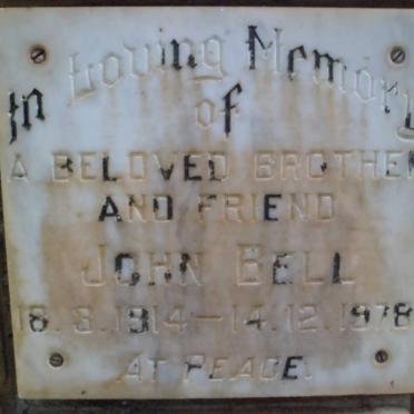 BELL John 1914-1978