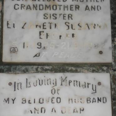 BECKER Elizabeth Susanna 1925-1982