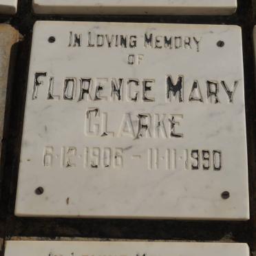 CLARKE Florence Mary 1906-1990
