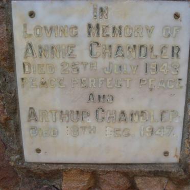 CHANDLER Arthur -1947 &amp; Annie -1943