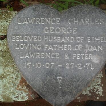 GEORGE Lawrence Charles 1907-1971