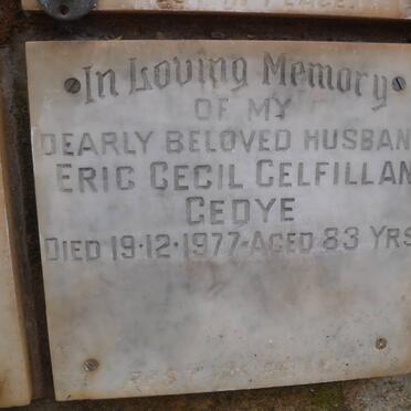 GEDYE Eric Cecil Gelfillan -1977