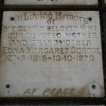 GORDGE Edna Margaret 1915-1978