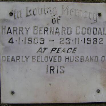 GOODALL Harry Bernard 1909-1982