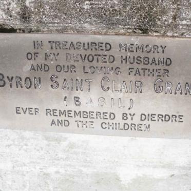 GRANT Byron Saint Clair