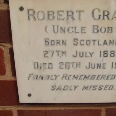 GRANT Robert 1886-1970
