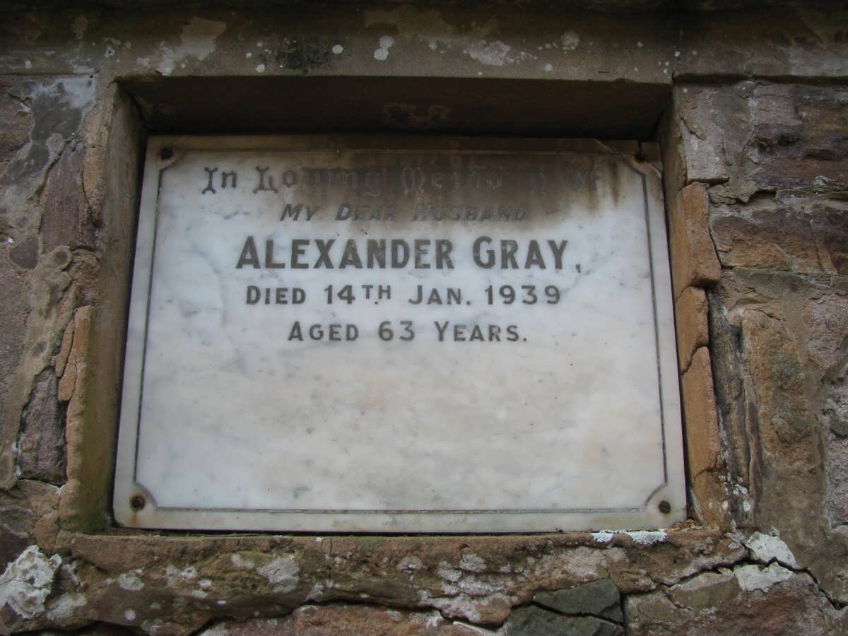 GRAY Alexander -1939