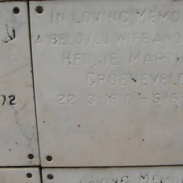 GROENEVELD Heilje Marthina 1910-1972