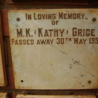 GRICE M.K. -1991