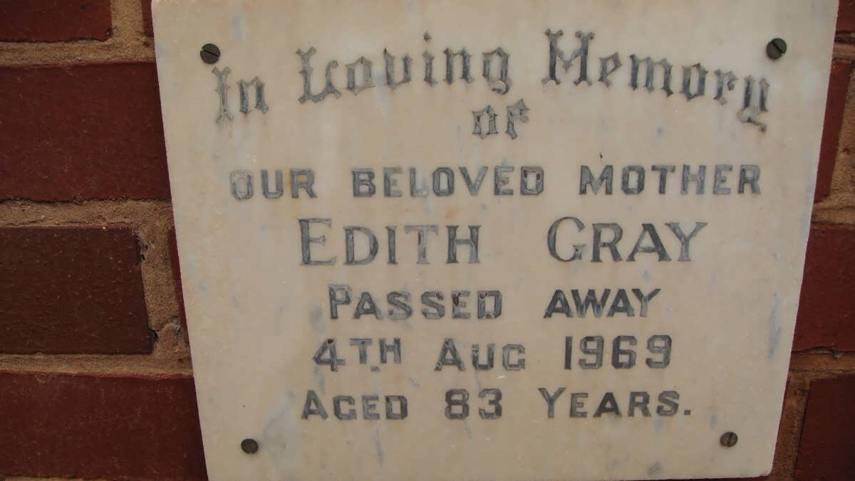 GRAY Edith -1969