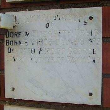 GREIG Doreen Elizabeth 1909-1979