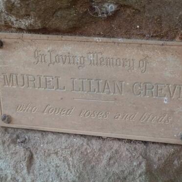 GREVE Muriel Lilian