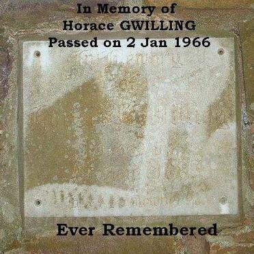 GWILLING Horace - 1966