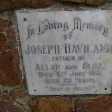 HAVILAND Joseph -1951