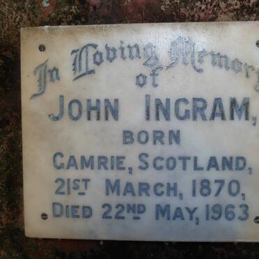INGRAM John 1870-1963