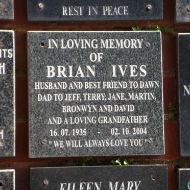 IVES Brian 1935-2004