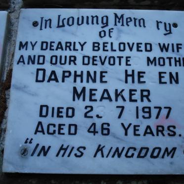 MEAKER Daphne Helen -1977