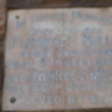 MILLS Charles -1948 &amp; Florence GRAYSTON -1942