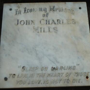 MILLS John Charles