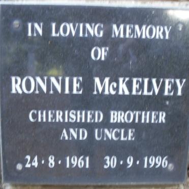 McKELVEY Ronnie 1961-1996