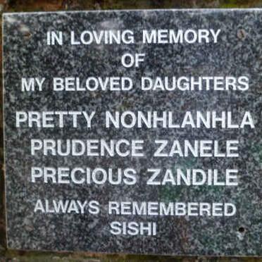 NONHLANHLA Pretty :: ZANELE Prudence :: ZANDILE Precious