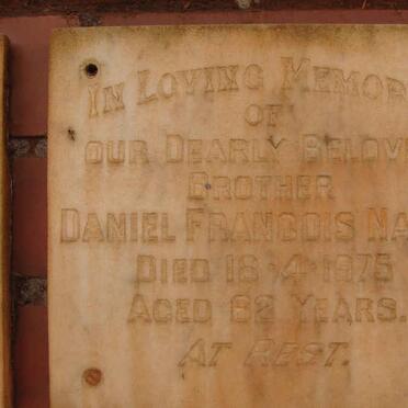 NAUDE Daniel Francois -1975