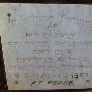 O'GORMAN John Patrick 1924-1980