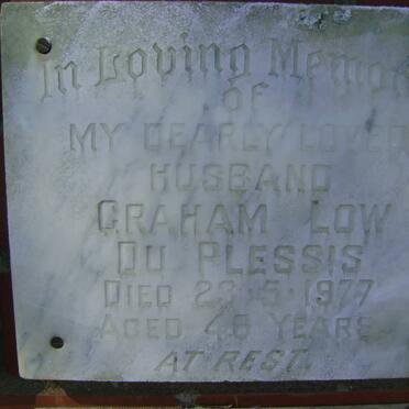 PLESSIS Graham Low, du -1977