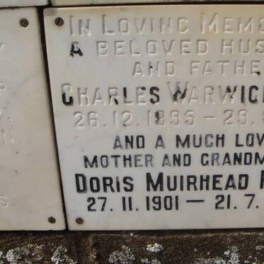PRICE Charles Warwick 1895-1971 &amp; Doris Muirhead 1901-1994
