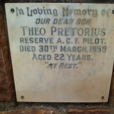 PRETORIUS Theo -1959
