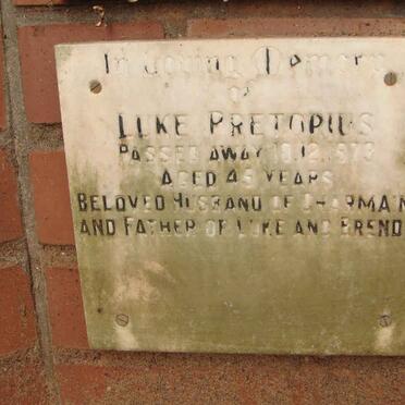 PRETORIUS Luke -1973