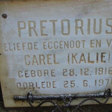 PRETORIUS Carel 1916-1976