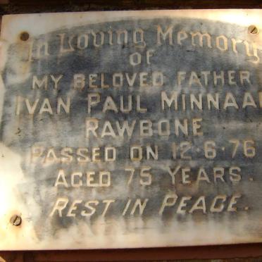 RAWBONE Ivan Paul Minnaar -1976