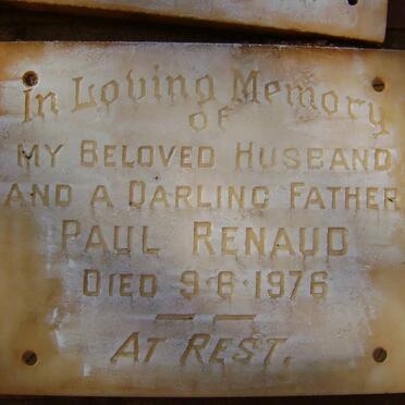 RENAUD Paul -1976
