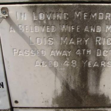 RICE Lois Mary -1971