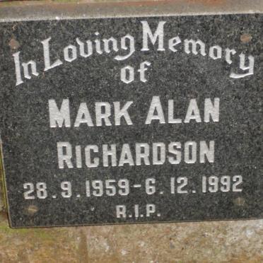 RICHARDSON Mark Alan 1959-1992