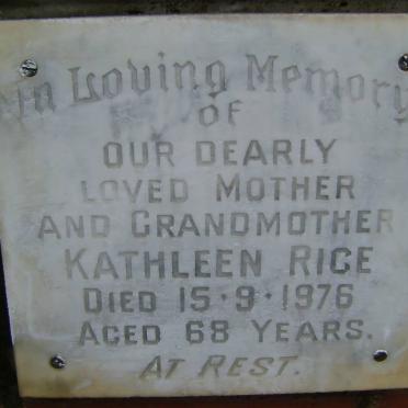 RICE Kathleen -1976