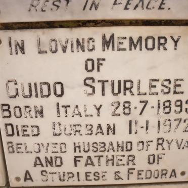 STURLESE Guido 1893-1972