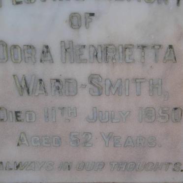 SMITH Dora Henrietta, Ward -1950