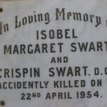 SWART Crispin -1954 &amp; Isobel Margaret -1954