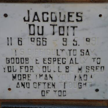 TOIT Jacques, du 1966-1991