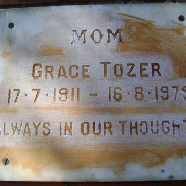 TOZER Grace 1911-1979