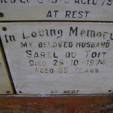TOIT Sarel, du -1974