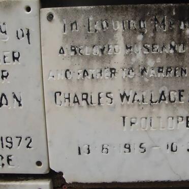 TROLLOPE Charles Wallace Ashmole 1915-1972