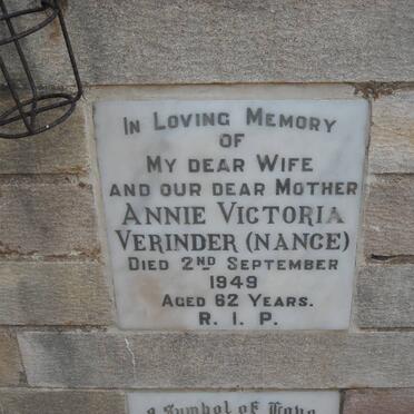 VERINDER Annie Victoria -1949