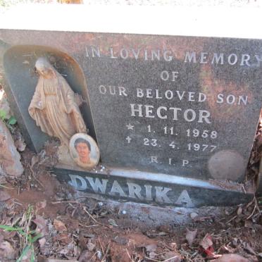 DWARIKA Hector 1958-1977